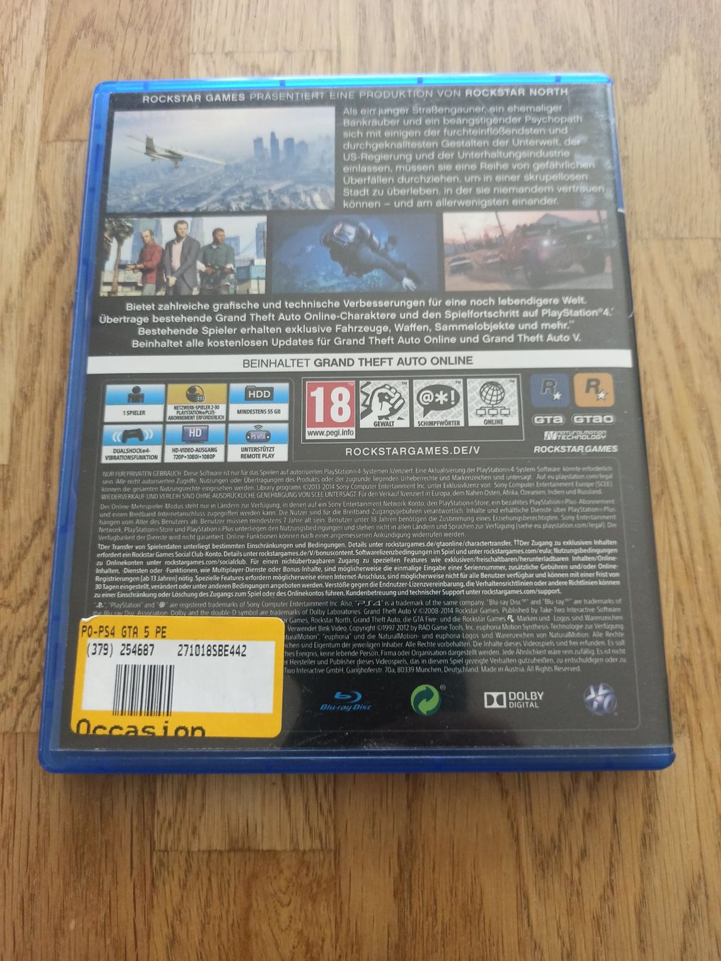 Spiele: Grand Theft Auto 5 - GTA V - PS4 / PS5 – Gebraucht aus Oberweningen von mar_87mx 1