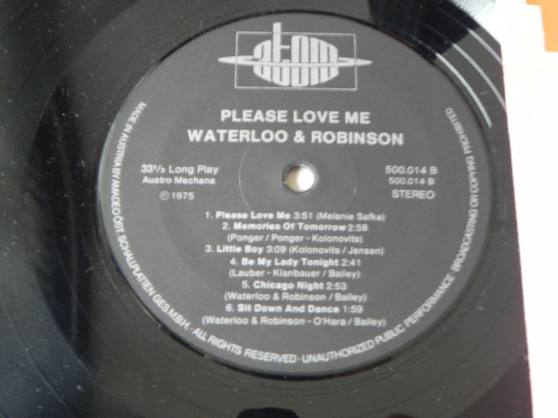 Autographes: LP Autogramm Waterloo & Robinson 1975 – D'occasion à Siebnen par krimsie 5