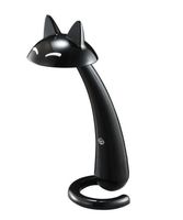 Katze schwarz - LED-Design-Tischlampe, dimmbares LED-Licht