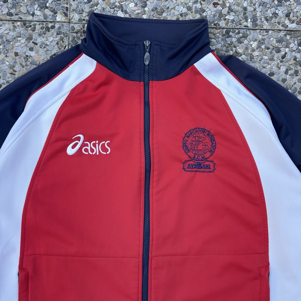 Asics Jacken: Vintage Asics Red Track jacket – Gebraucht aus brent von fukusapes 2