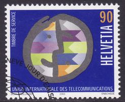 UIT SBK-Nr. 18 (Informationsgesellschaft 2003) ET-Stempel