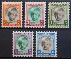 Luxemburg Kat. 240-244 * 1931 Kat. 60 Euro