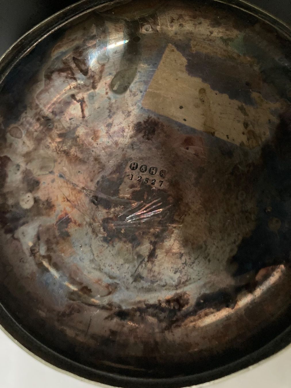 Tazze: Antiker Becher versilbert mit Patina – Usato da Luzern venduto da Aura13 3