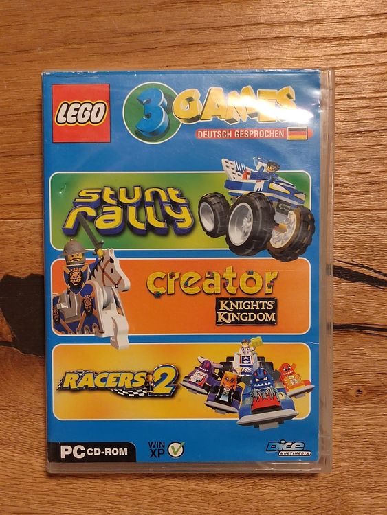 Lego 3 games, Stunt Rally, Creator knights, Racers 2 PC DE (Gebraucht ...