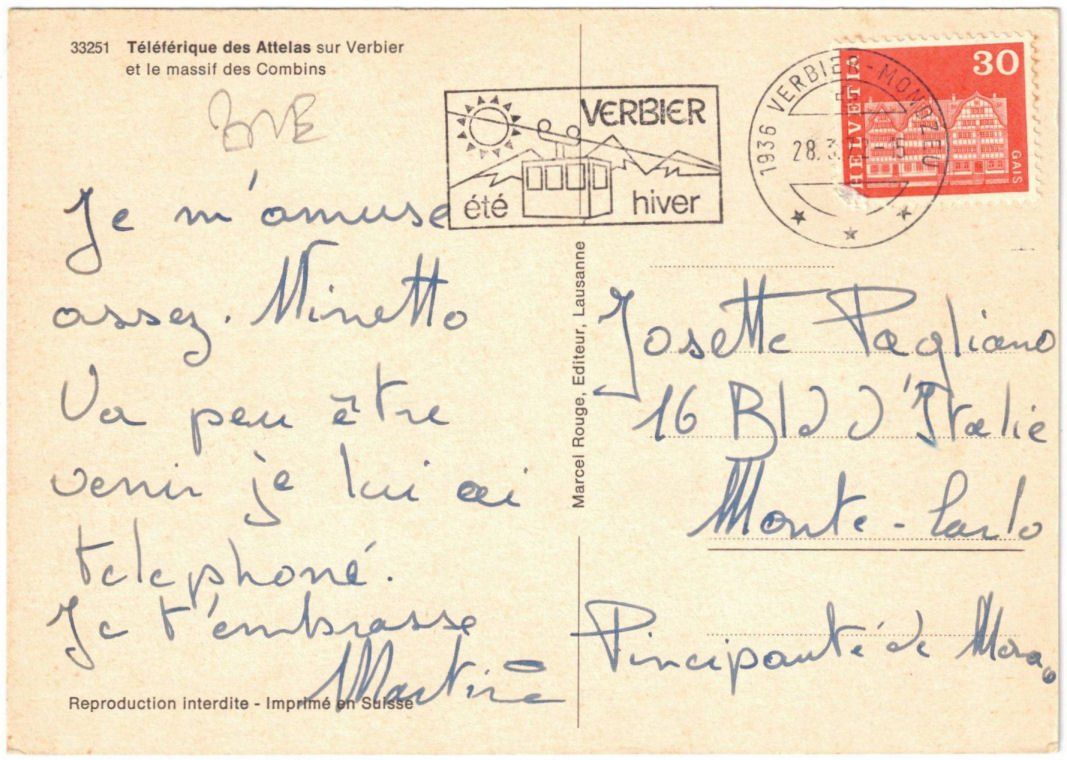 Cartes postales: Verbier - Luftseilbahn Attelas – D'occasion à Binningen par Mountainrider 1