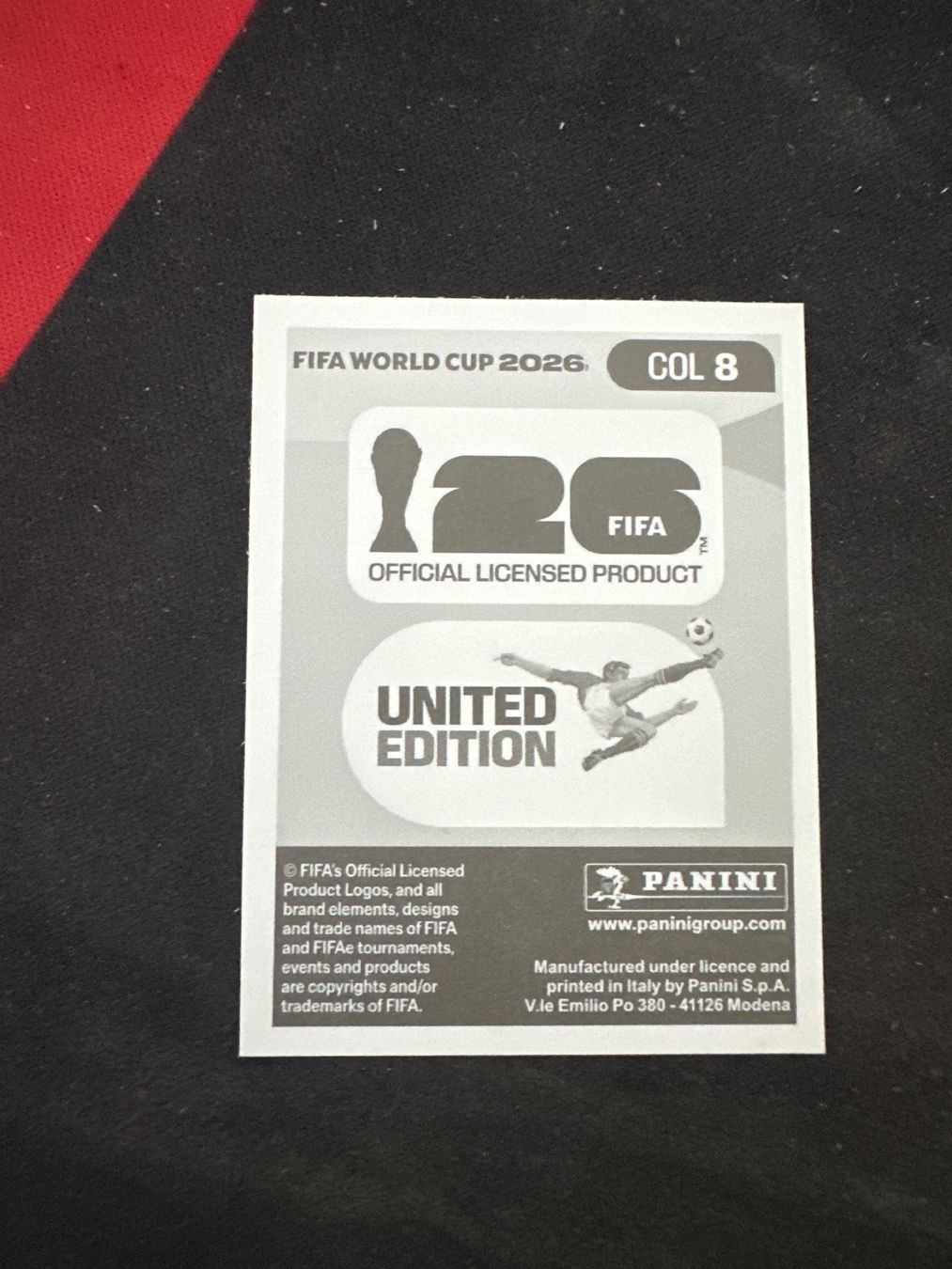Panini Sammelbilder & Trading cards: Panini FIFA WM 2026 Sticker - COL 8 – Gebraucht aus Sulz AG von DealWerk 1