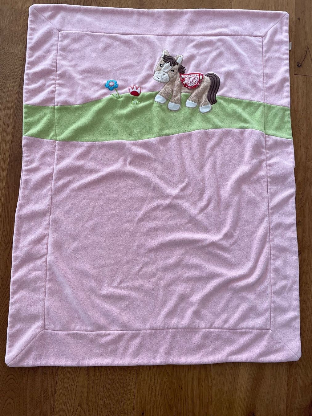 Sterntaler Decken: Sterntaler Babydecke Microfleece 75x100cm" Pferd Paula" – Gebraucht aus Sarnen von Pinoccio6