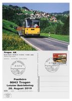 Trogen Appenzell Mittelland Letzttag Post Postauto Saurer RH