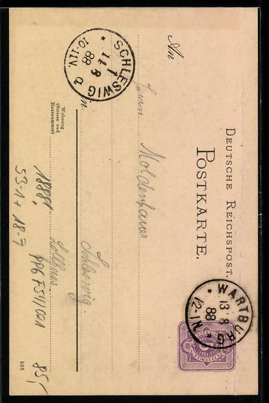 Entiers postaux: Vorläufer-Lithographie Ganzsache PP6 F5 – D'occasion à Berlin par bartko-reher 1