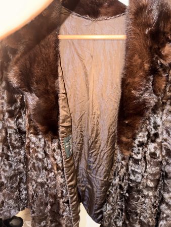 Brauner Nerzmantel Vintage
