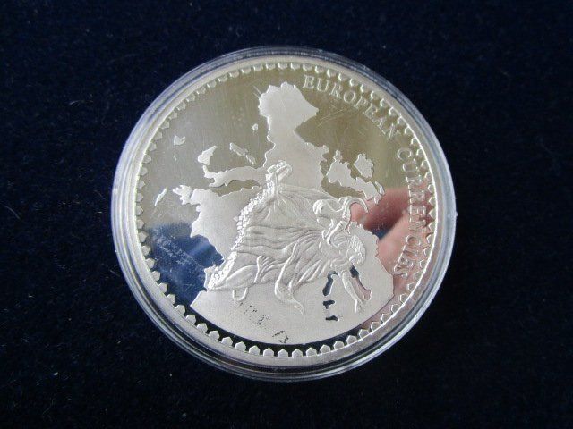 Medaillen: Geld Europa - Moldavien - 50 mm versilb. – Neu und originalverpackt aus Luzern von Horoskop1 1