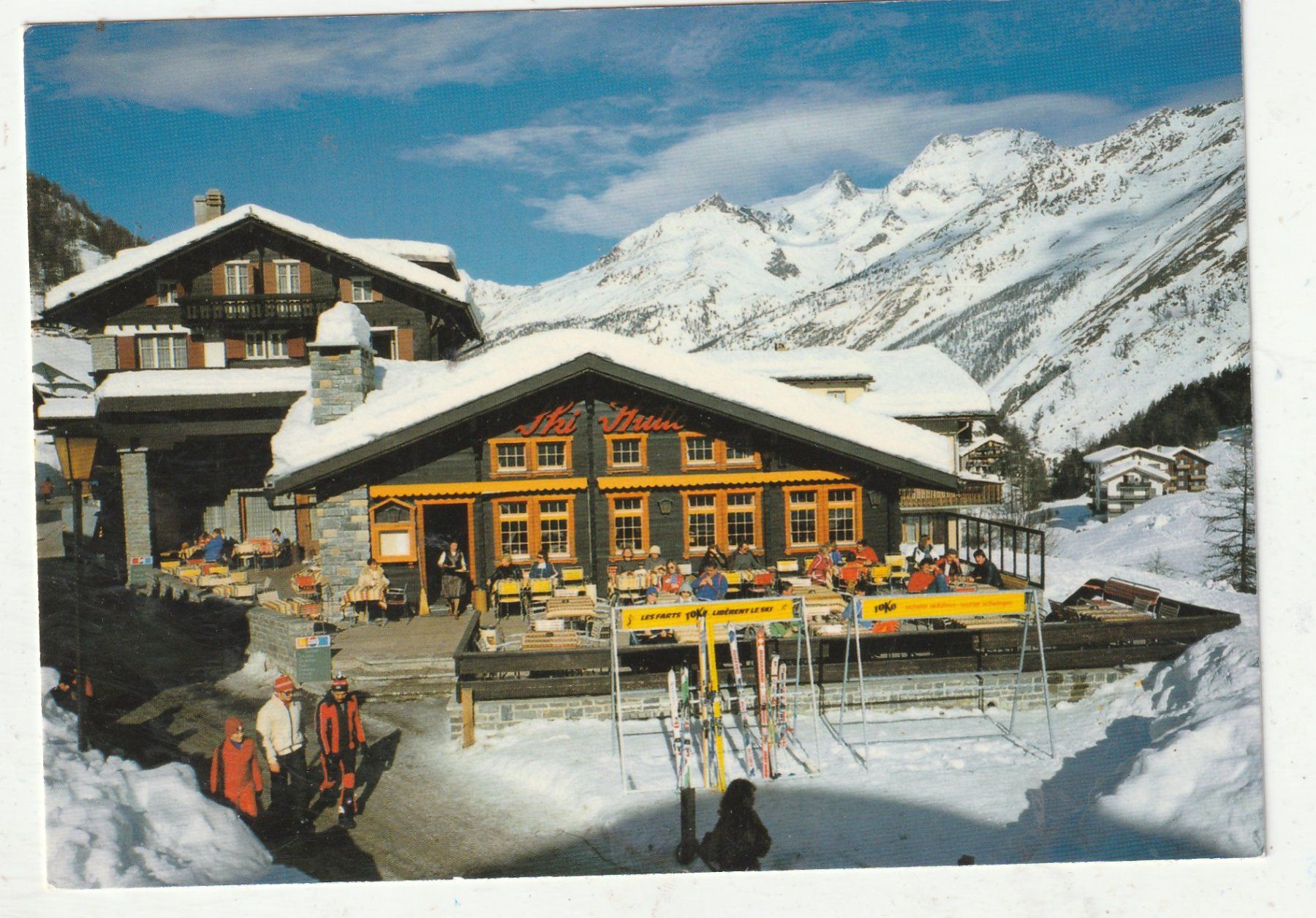 Cartoline postali: Skihütte Saas Fee – Usato da Lumbrein venduto da made02