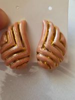 Ohrclips Vintage Style goldfarben 80 Jahre? Modeschmuck