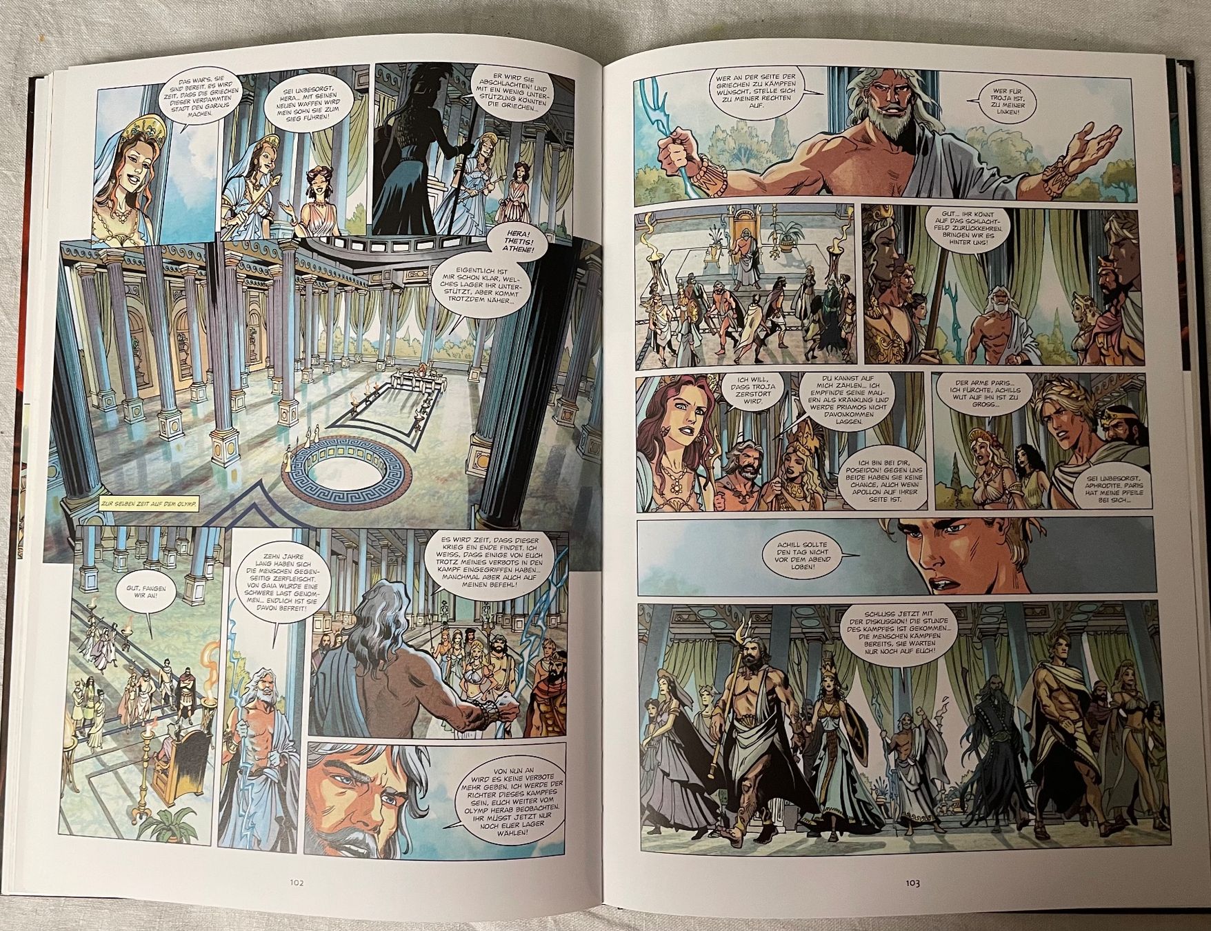 Fumetti: Comic "Die Ilias" Mythos der Antike von Ferry - Splitter – Nuovo (secondo la descrizione) da Winterthur venduto da crave 3