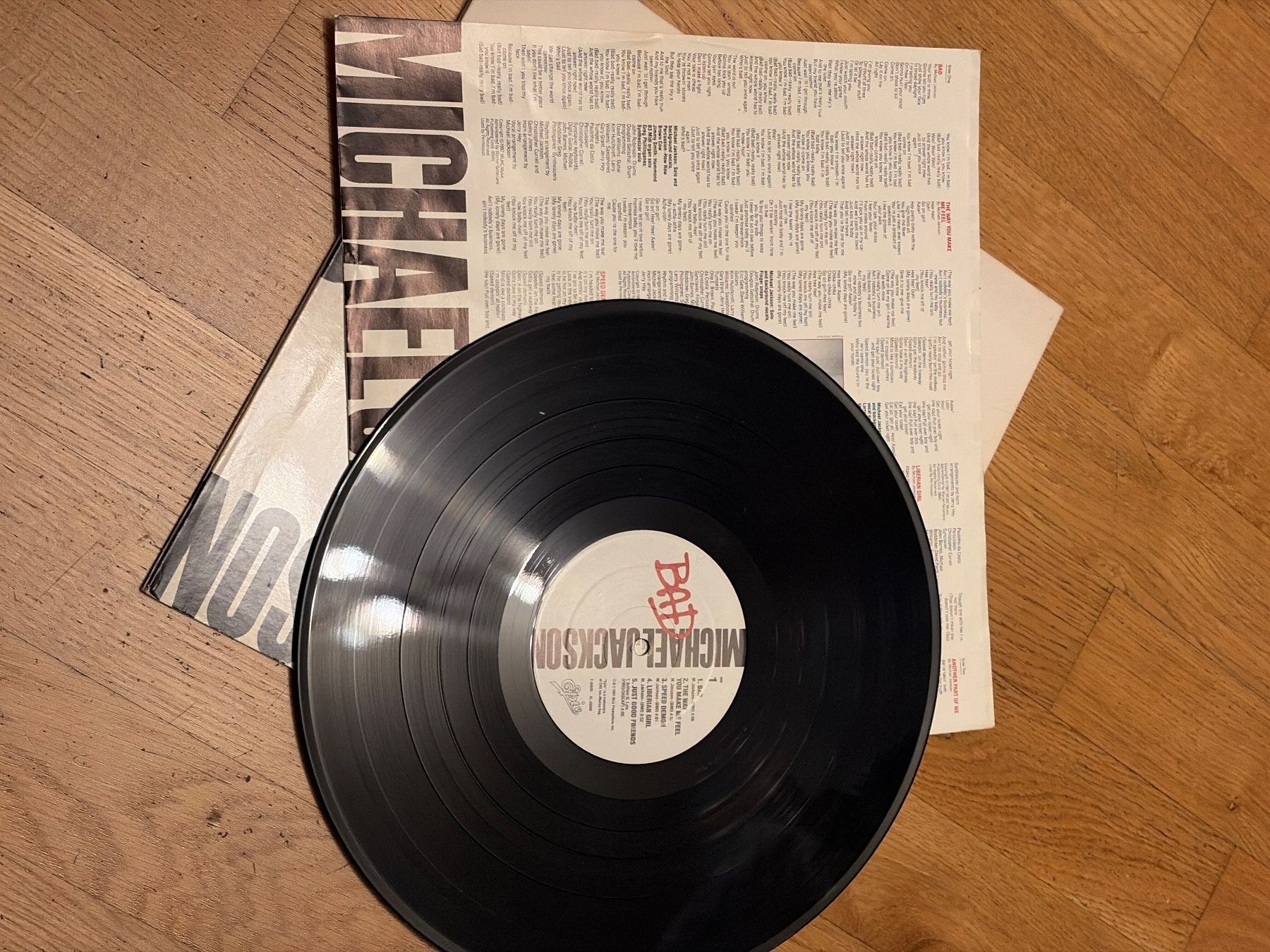 Dischi in vinile: Michael Jackson Vinyl Schallplatte Bad gebraucht – Usato da Lenzburg venduto da flyfun 3