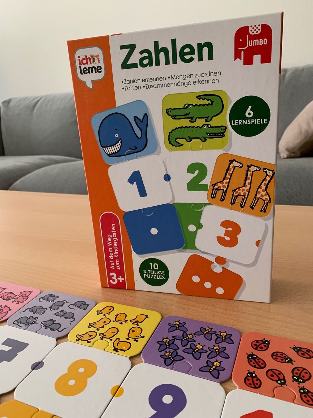 Spiele: Jumbo Zahlen Lernspiel 3+ – Gebraucht aus Birmensdorf ZH von  1