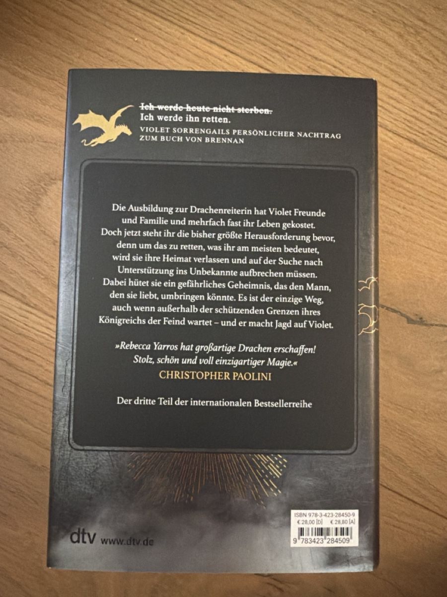 Libri: Fourth wing, iron flame und onyx storm – Usato da Hochfelden venduto da man_6d68 6