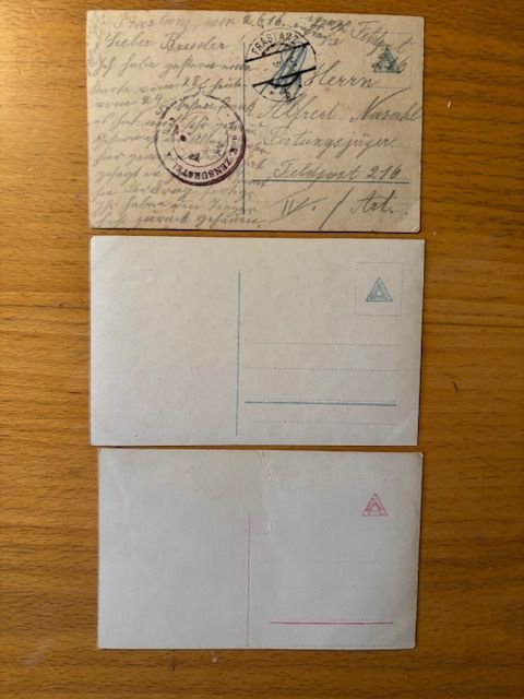 Cartoline postali: 3 Postkarten vom 1. Weltkrieg – Usato da Seon venduto da retep012 1