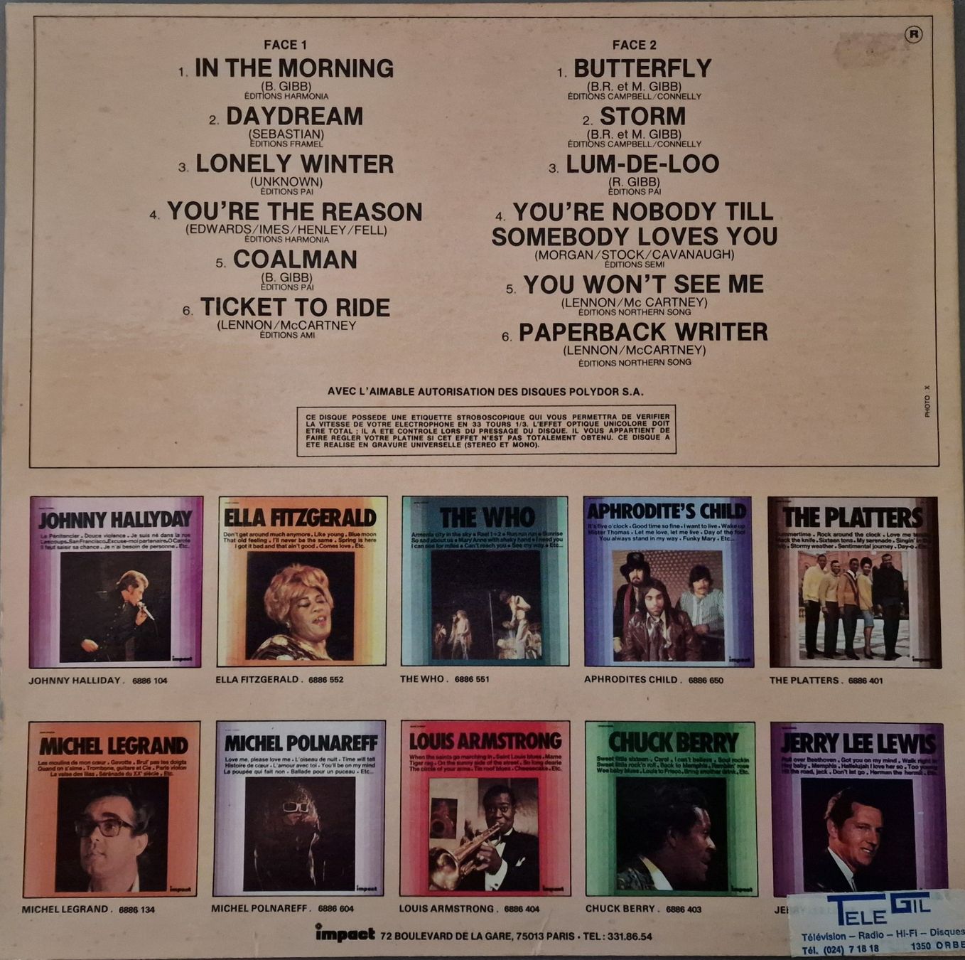 Schallplatten: Bee Gees LP – The Bee Gees – Gebraucht aus Root von atelier22 1