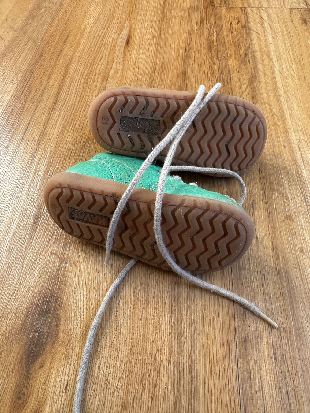 Scarpe per ragazzi: Kavat Lederschuhe, Grün, Gr. 21 – Usato da Basel venduto da spassbremse 1