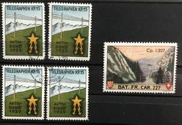 BRIEFMARKEN SCHWEIZER ARMEE