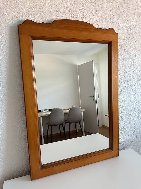 Spiegel: Miroir vintage bois massif – Gebraucht aus La Chaux-de-Fonds von lar_w5pw 3