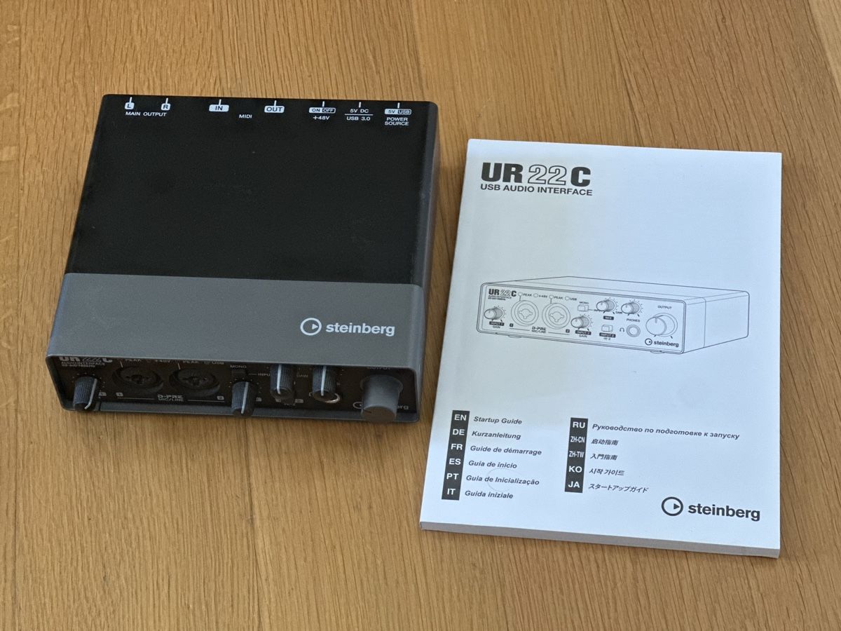 Studioequipment: Steinberg UR22C Audio Interface USB-C – Gebraucht aus Zuerich von Elduende