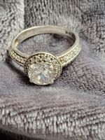 Vintage Sterling Silber Ring Grösse 56