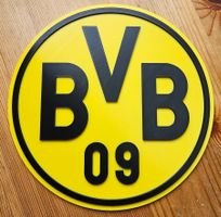 Borussia Dortmund Wandlogo aus Kunststoff BVB 09 Fussball