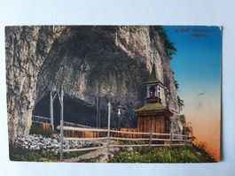 Alte Ansichtskarte Wildkirchli, Appenzell.