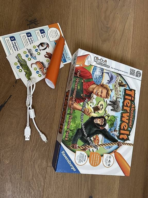 Tiptoi Spiele: Tip Toi Stift mit Abenteuer Tierwelt – Gebraucht aus Buchs SG von pessego2008