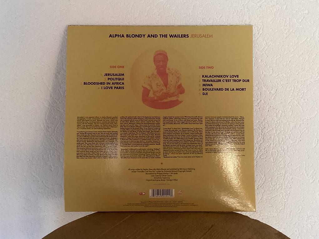 Schallplatten: Vinyl-Platte Alpha Blondy - Jerusalem – Gebraucht aus Steinmaur von Andrej.FBe 1