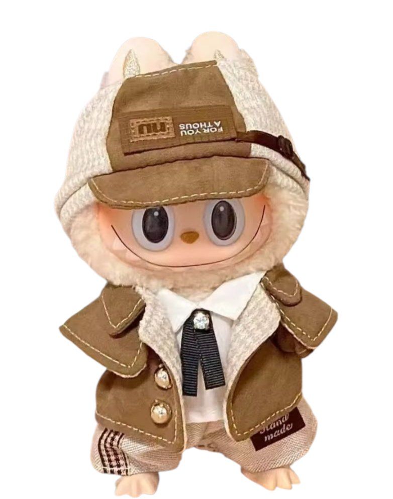 Figuren: Labubu ensemble 3 pièces brun NEUF sans peluche – Neu und originalverpackt aus St-Imier von goodber