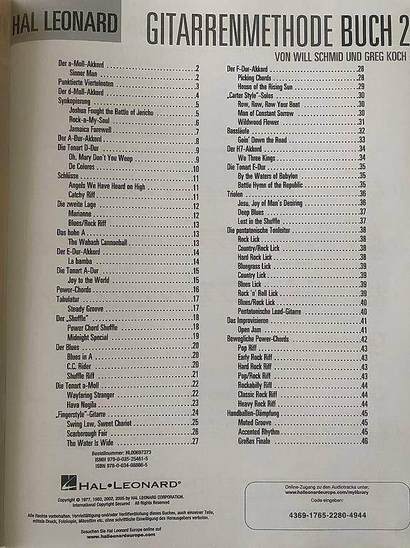 Libri: Gitarrenmethode Buch 2 – Usato da Adlikon venduto da suermel2000 1