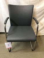 Stuhl von Züco VR 122; Freischwinger in Leder