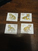 Timbres RDA avec animaux sauvages - Collection rare!