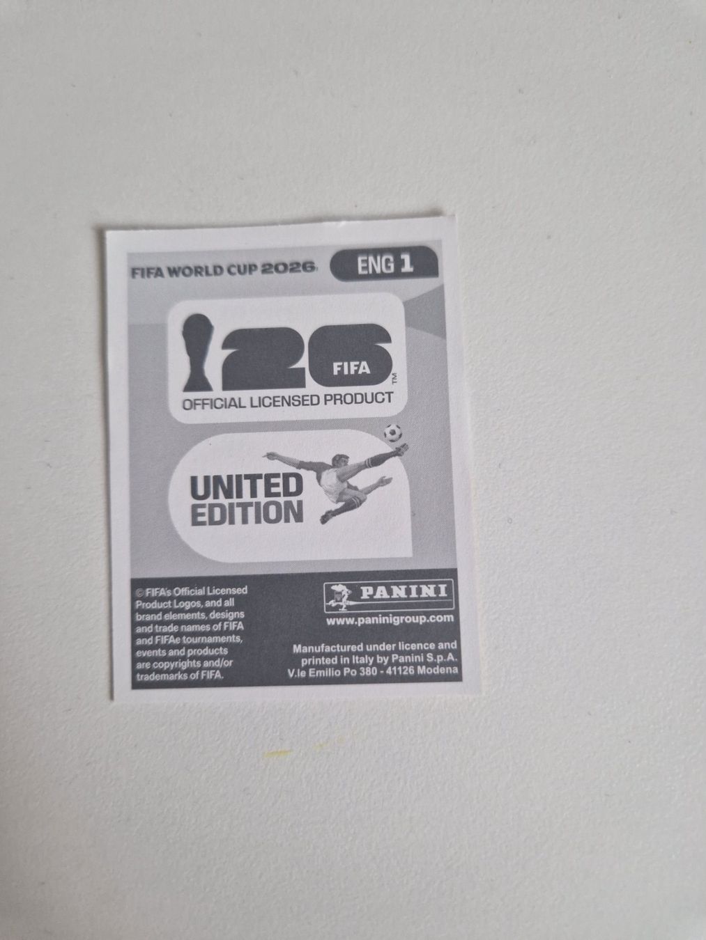 Panini Cartes à collectionner: Panini Sticker ENG1 – Neuf (Voir description) à Stüsslingen par white_angel86 1