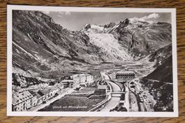 Gletsch, Rhonegletscher, Photoglob Wehrli Vouga AG, Zürich