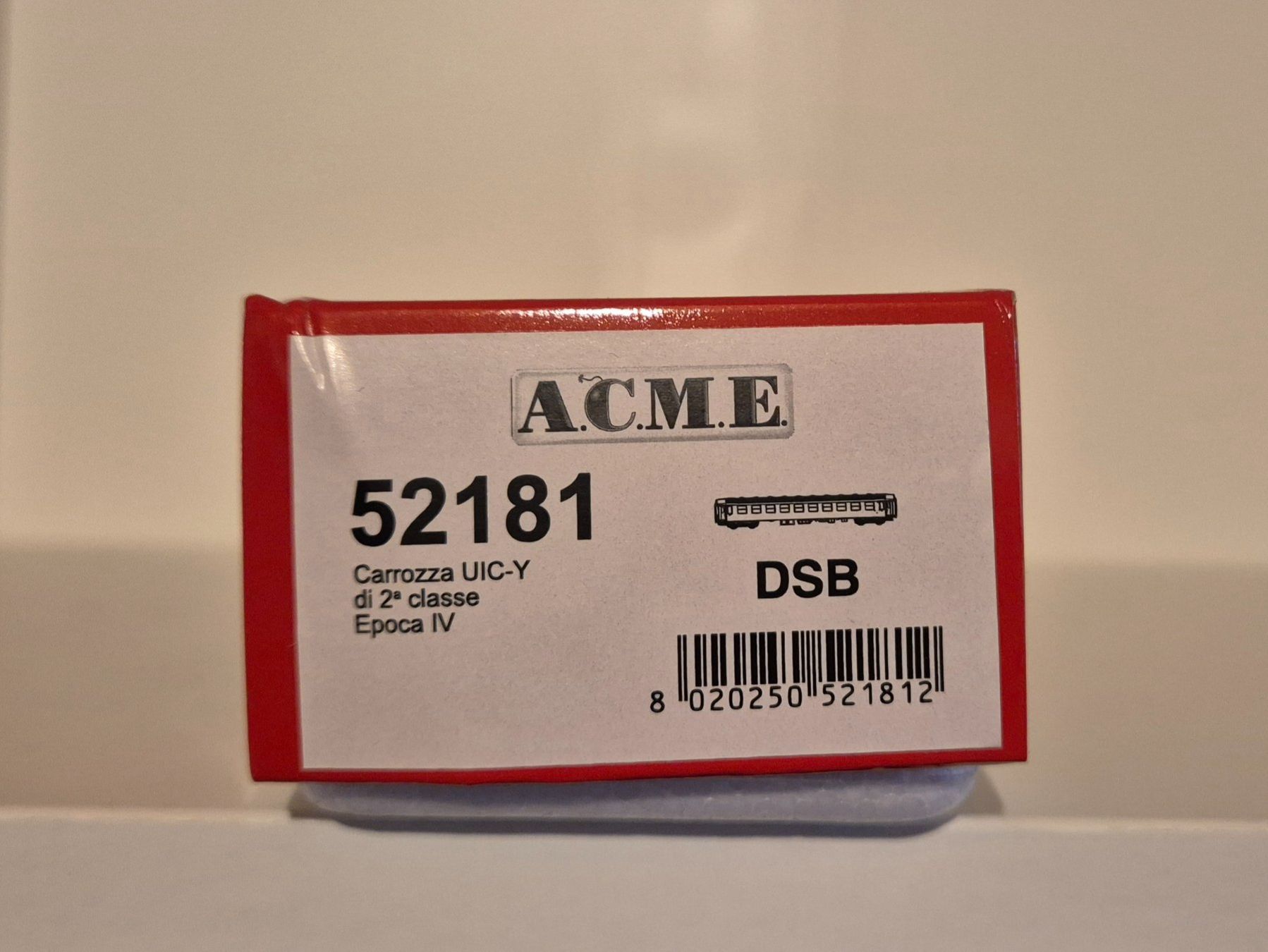 ACME Modellini di ferrovie: ACME DSB UIC-Y Abteilwagen 2. Klasse – Nuovo (secondo la descrizione) da Wittenwil venduto da ced_q8j7 7