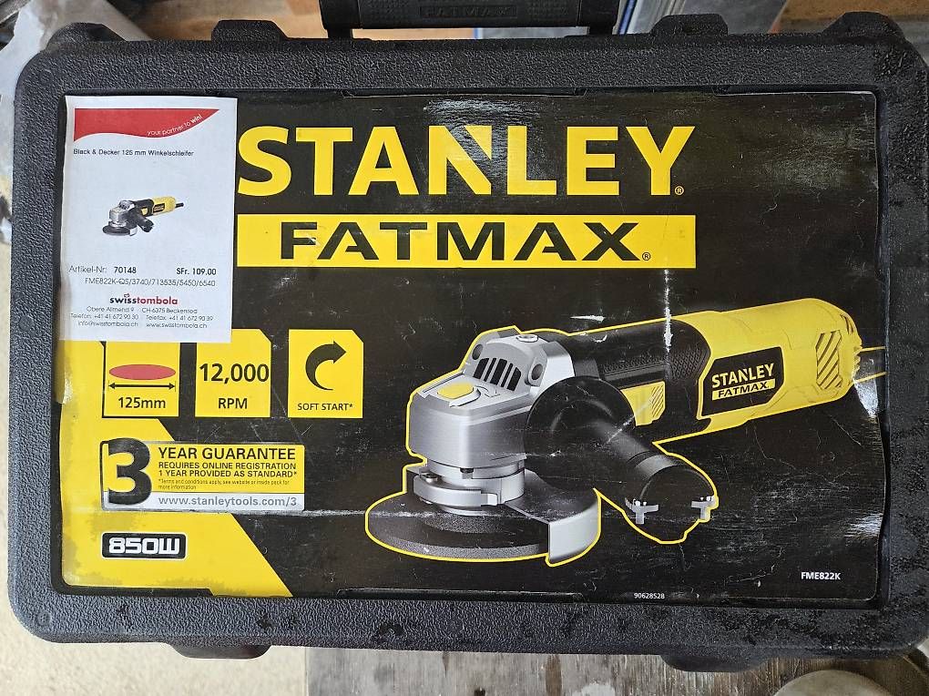 Tous les outils: Winkelschleifer STANLEY Fatmax – D'occasion à Küblis par thomi.kobler