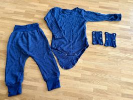 Lambio Merino-Set 100 % Merino, mitwachsend Gr. 80–92