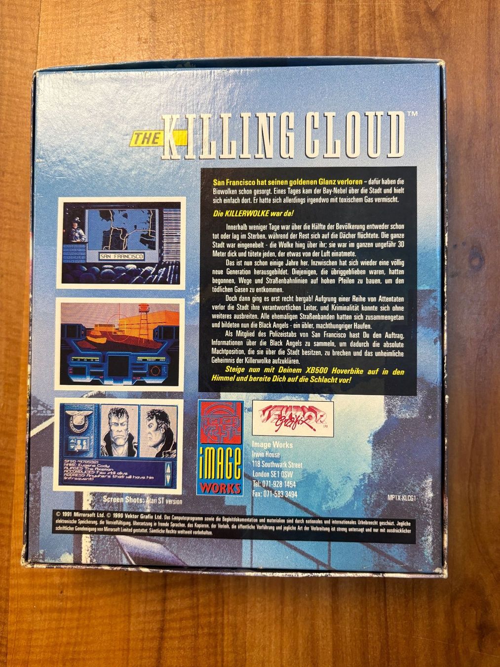 Giochi: Amiga Spiel: The Killing Cloud – Usato da Niederhasli venduto da Manuf0 1