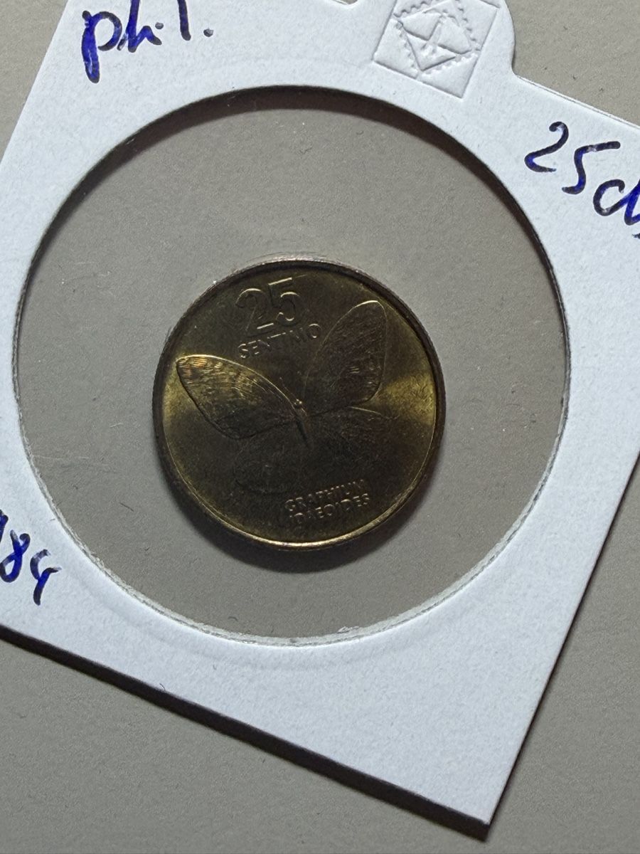 Alle Münzen: Philippines - 25 cents - 1984 – Gebraucht aus Payerne von Mike1682