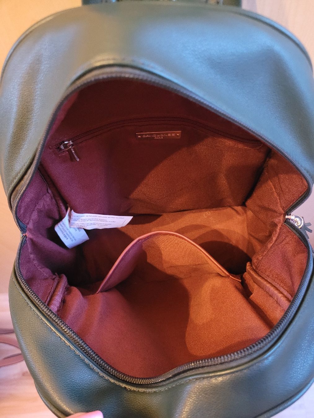 David Jones Zaini: Rucksack in grün von David Jones – Nuovo (secondo la descrizione) da Ebikon venduto da miguuu19 5