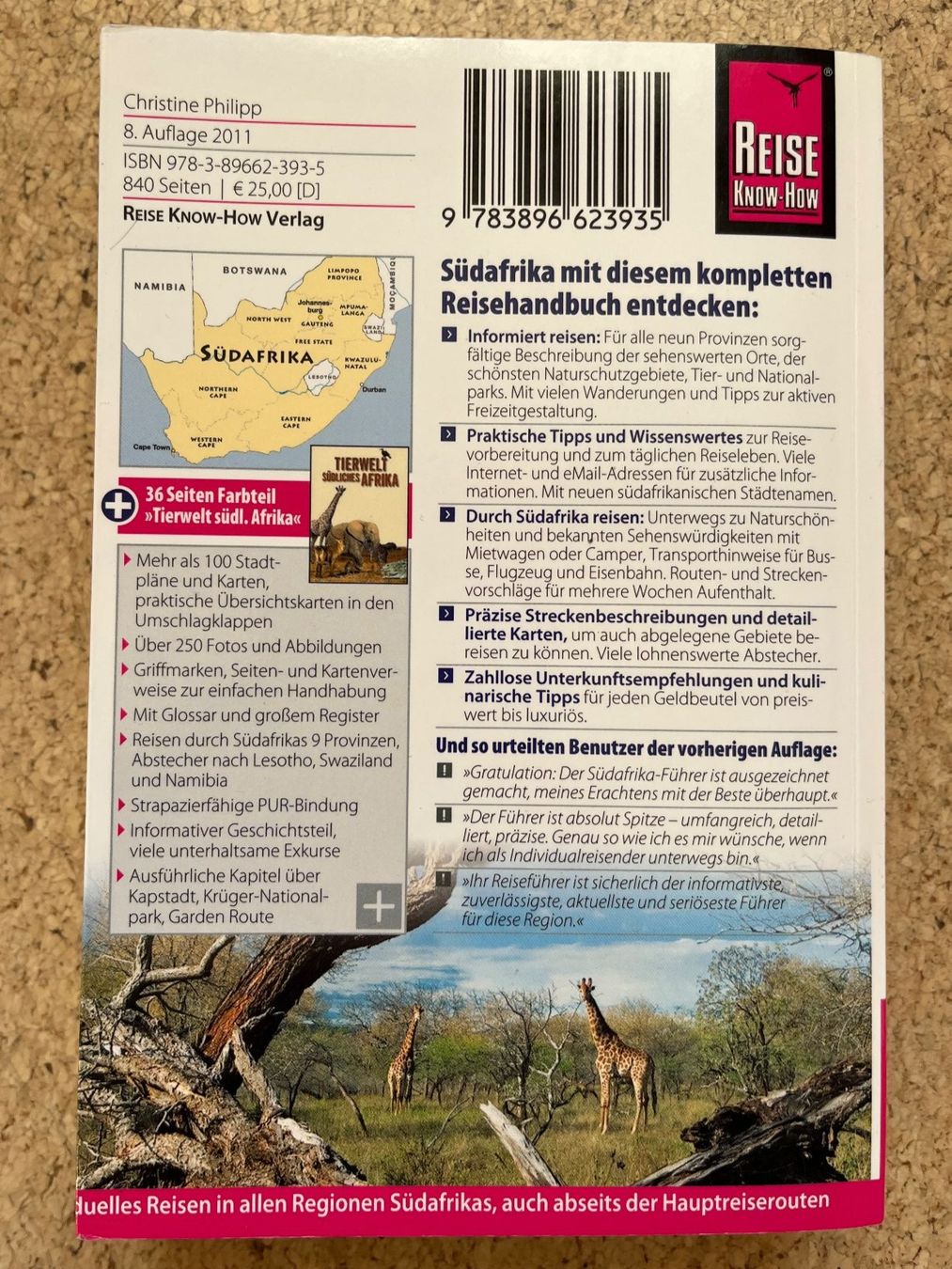 Libri: Reiseführer "Südafrika" von Reise Know-How – Usato da Grosswangen venduto da Vita500 1