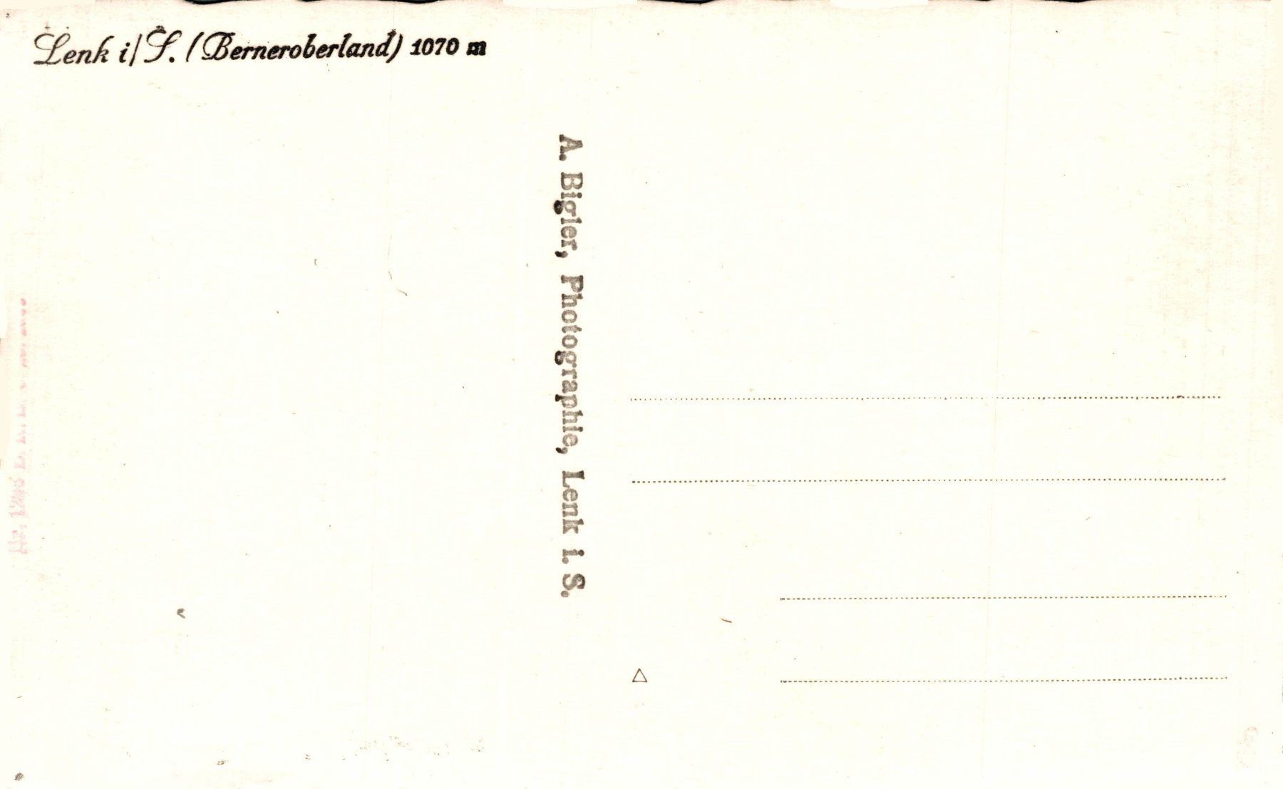 Cartes postales: Lenk i. S. (Berneroberland) – D'occasion à Bronschhofen par Astore 1
