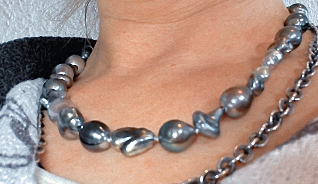 Ketten: Traumhaftes & einmaliges Tahitiperlencollier – Neu und originalverpackt aus Jona von Herzschmiede