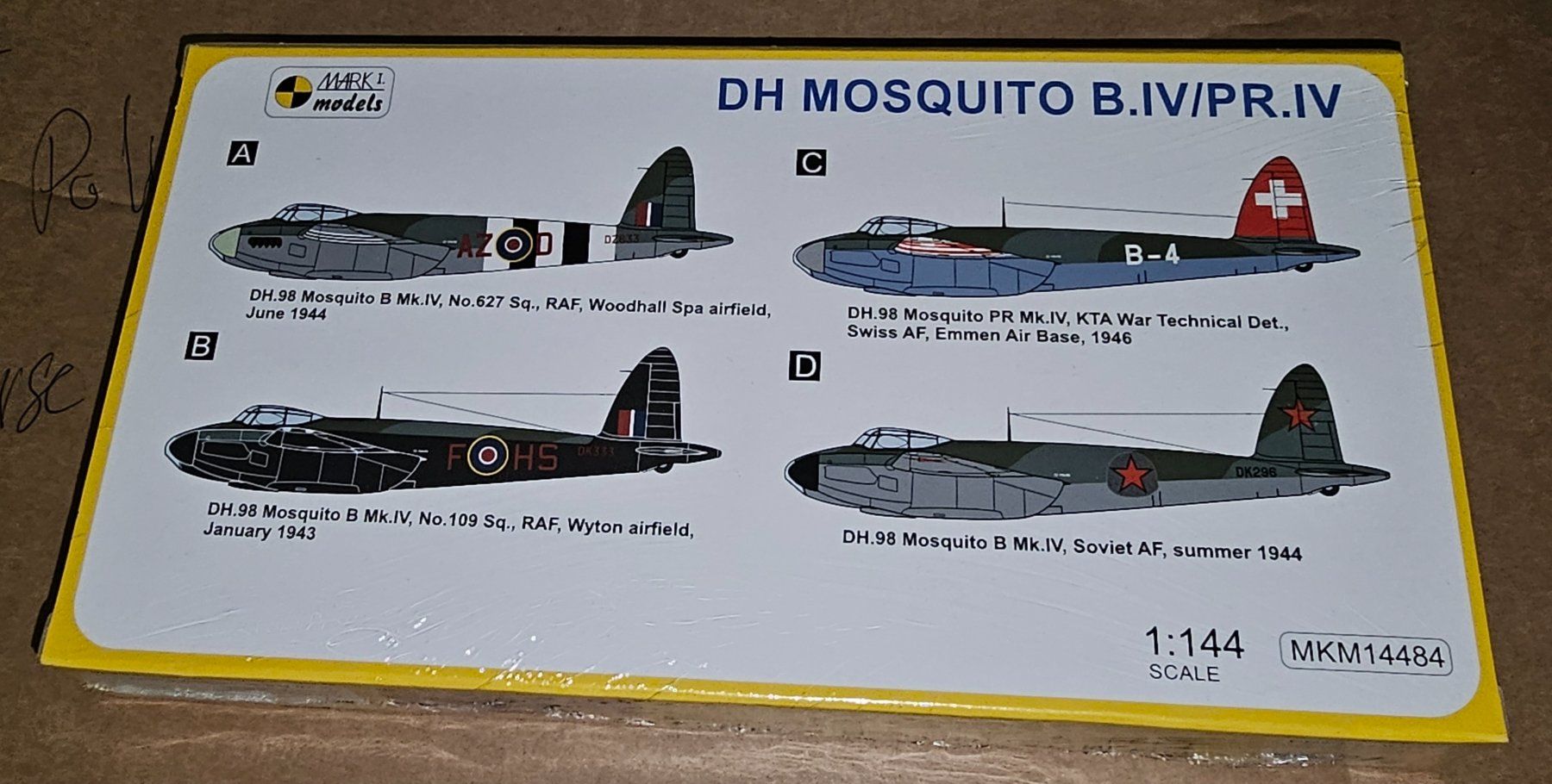 Kit di modellismo & Modellini statici: DH Mosquito B.IV/PR.IV, 1:144 – Nuovo (secondo la descrizione) da Sennhof (Winterthur) venduto da totti_francesco 1