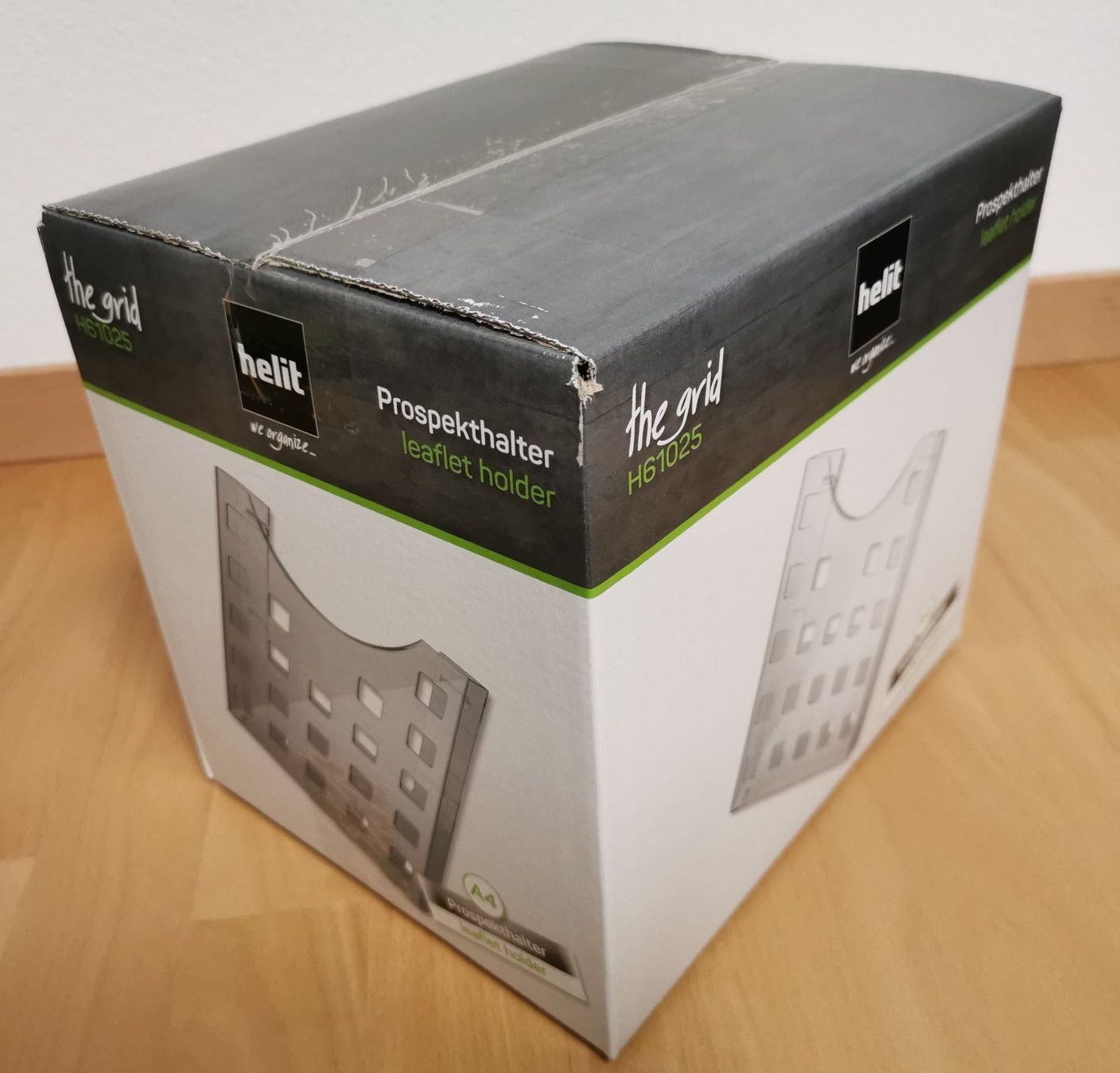 Supporti a parete: Prospekthalter Helit H61025 glasklar – Nuovo e nell'imballaggio originale da Kirchberg SG venduto da Wrg1 1