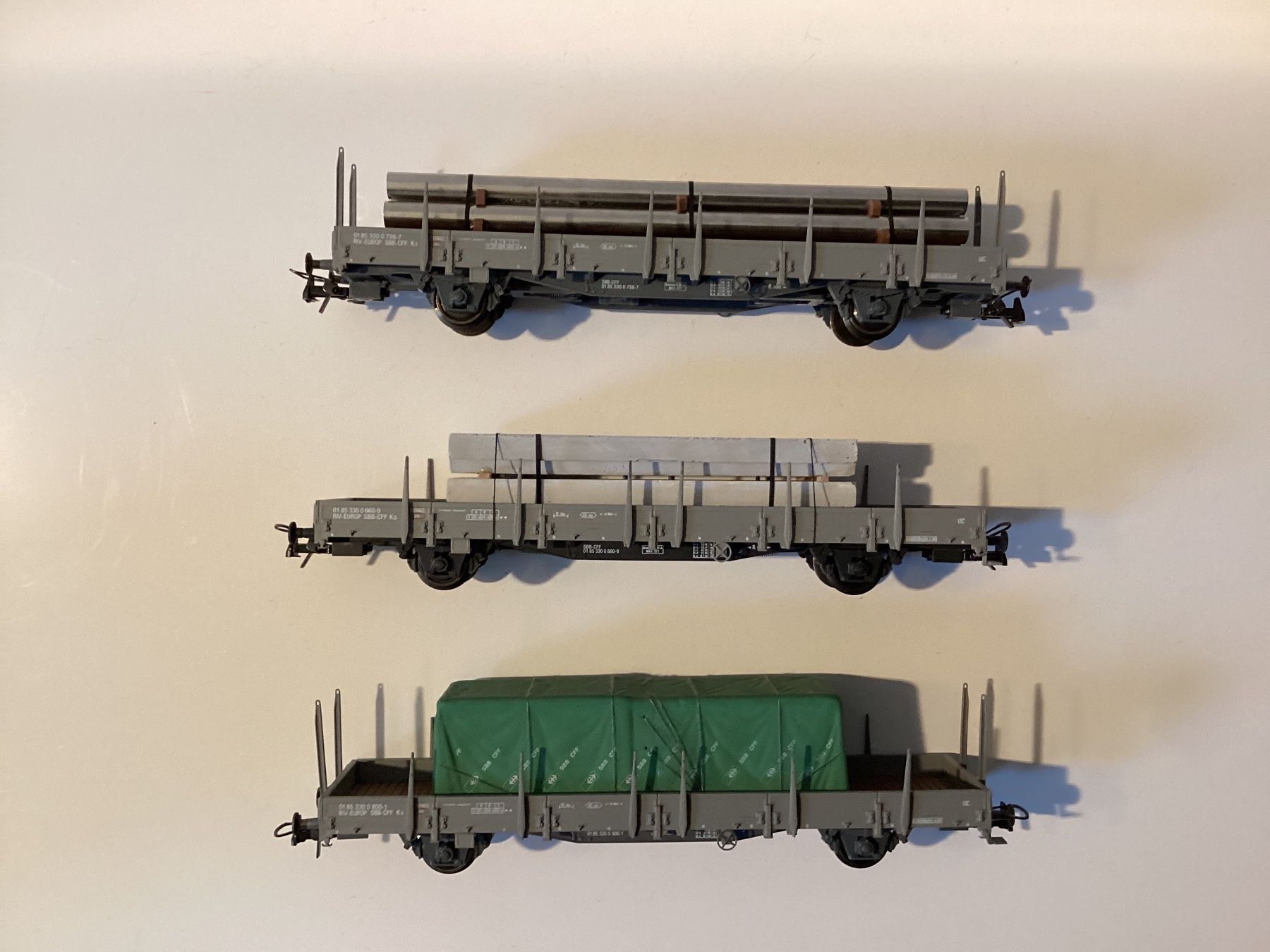Aku Modellini di ferrovie: Aku Kull Güterwagen SBB 1:87 H0 – Usato da Effretikon venduto da simtek_de